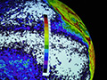 Heatmap view of Earth