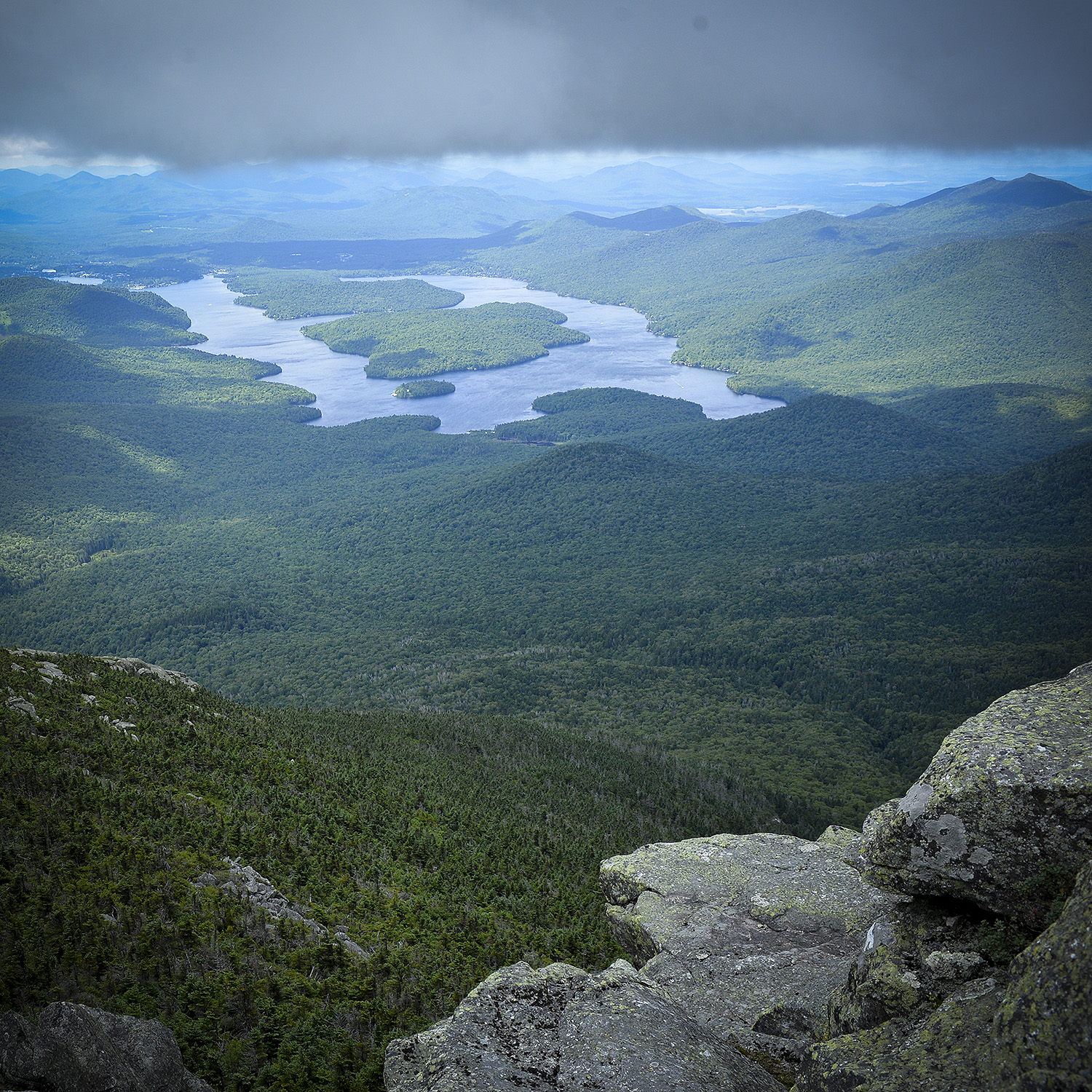 View of Adirondacks from Whiteface mountain