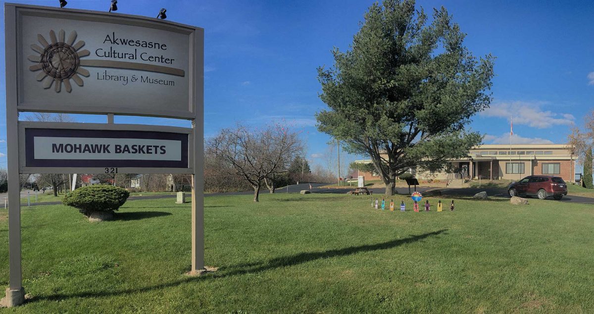 Akwesasne Cultural Center sign