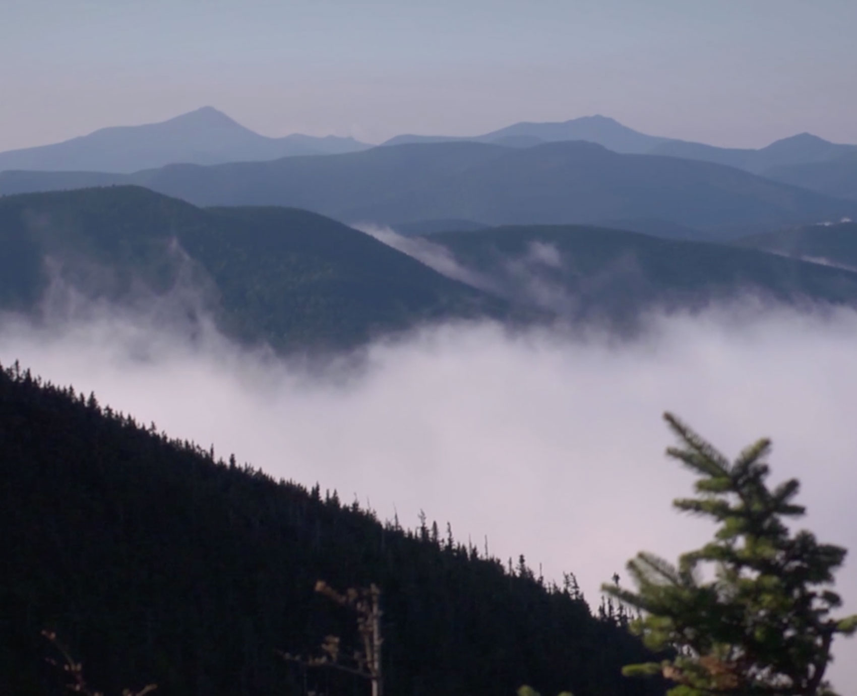 Clouds over Whiteface mountain