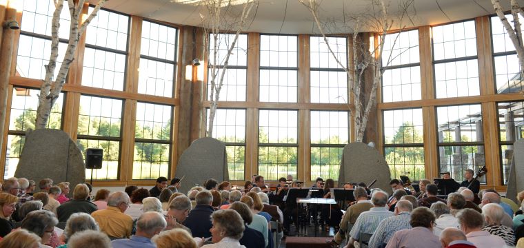 Symphony performing in the Wild Center